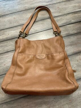 American Leather Co Triple Entry Shoulder bag.